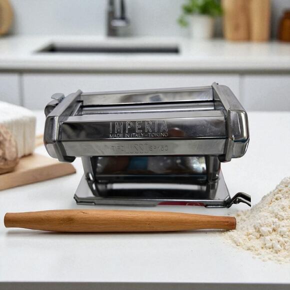 Imperia Tipo Lusso SP 150 Manual Pasta Maker Machine Made in Italy Heavy Duty - Picture 14 of 16